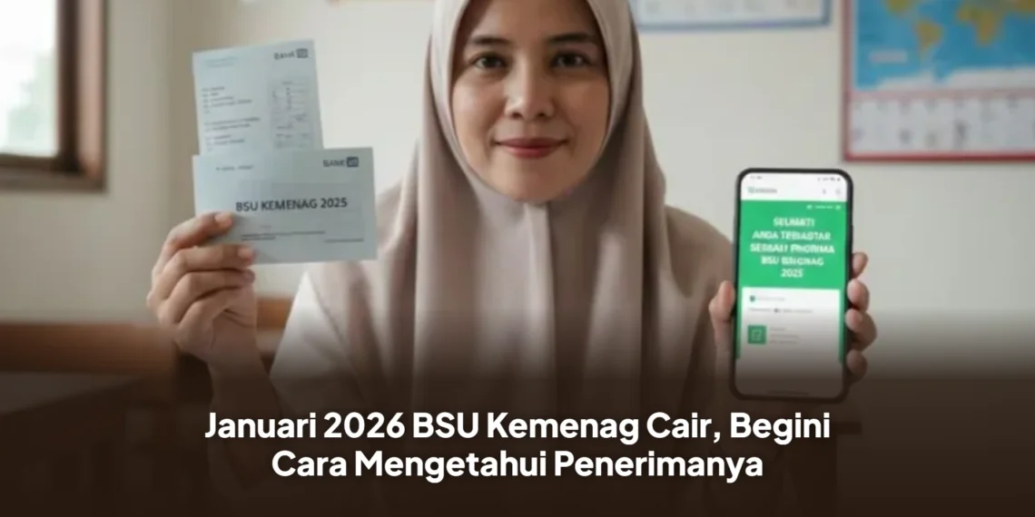 Januari 2026 BSU Kemenag Cair, Begini Cara Mengetahui Penerimanya