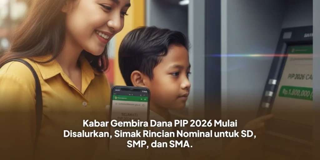 Kabar Gembira Dana PIP 2026 Mulai Disalurkan, Simak Rincian Nominal untuk SD, SMP, dan SMA.