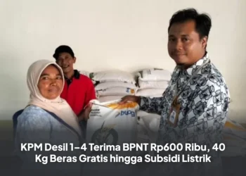 KPM Desil 1–4 Terima BPNT Rp600 Ribu, 40 Kg Beras Gratis hingga Subsidi Listrik