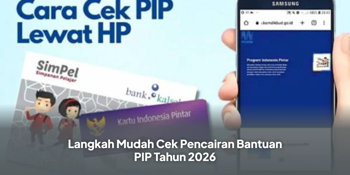 Langkah Mudah Cek Pencairan Bantuan PIP Tahun 2026