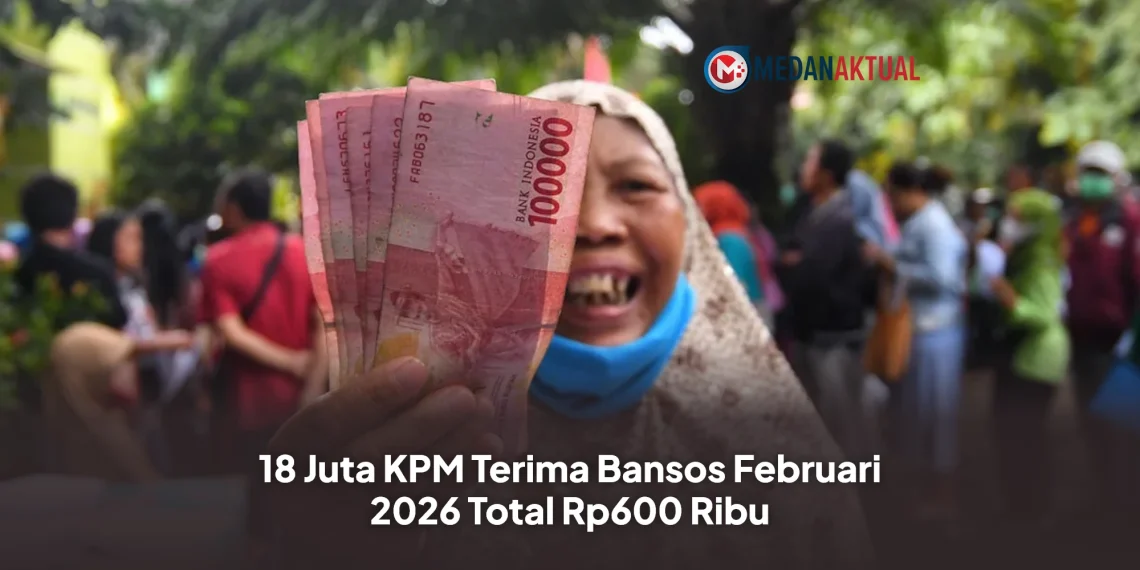 18 Juta KPM Terima Bansos Februari 2026 Total Rp600 Ribu
