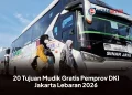 20 Tujuan Mudik Gratis Pemprov DKI Jakarta Lebaran 2026