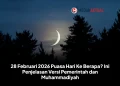 28 Februari 2026 Puasa Hari Ke Berapa? Ini Penjelasan Versi Pemerintah dan Muhammadiyah