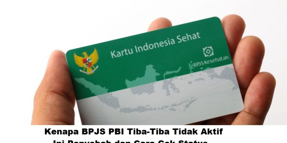 Kenapa BPJS PBI Tiba-Tiba Tidak Aktif? Ini Penyebab dan Cara Cek Status