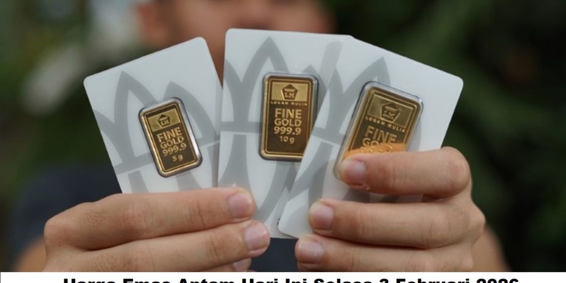 Harga Emas Antam Hari Ini Selasa 3 Februari 2026: Rp 3,027 Juta per Gram, Simak Rinciannya