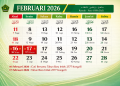 Kalender Februari 2026 Pekan Ketiga Lengkap Tanggal Hijriah, Awal Puasa Ramadan?