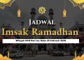 Jadwal Imsak Wilayah NTB Hari Ini, Rabu 25 Februari 2026