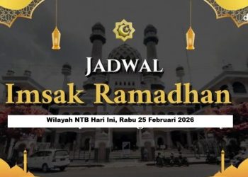 Jadwal Imsak Wilayah NTB Hari Ini, Rabu 25 Februari 2026