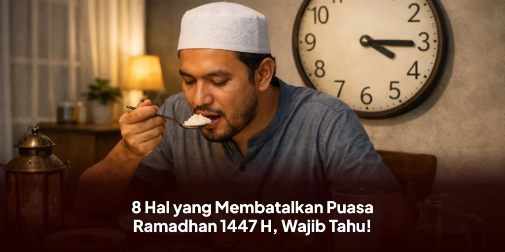 8 Hal yang Membatalkan Puasa Ramadhan 1447 H, Wajib Diketahui