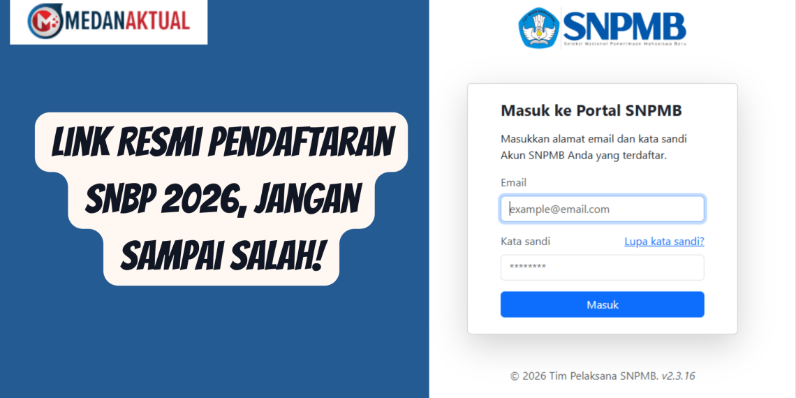 Link Resmi Pendaftaran SNBP 2026, Jangan Sampai Salah!