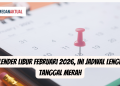 Kalender Libur Februari 2026, Ini Jadwal Lengkap Tanggal Merah