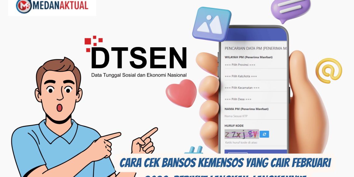 Cara Cek Bansos Kemensos yang Cair Februari 2026, Berikut Langkah-Langkahnya
