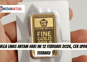 Harga Emas Antam Hari Ini 12 Februari 2026, Cek Update Terbaru
