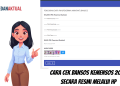 Cara Cek Bansos Kemensos 2026 Secara Resmi Melalui HP