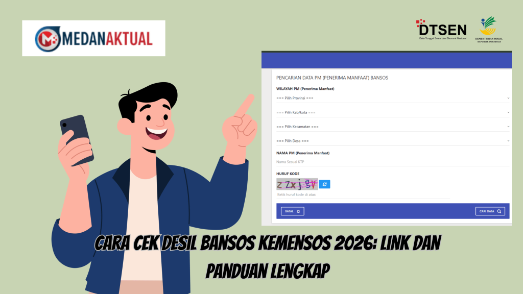 Cara Cek Desil Bansos Kemensos 2026: Link dan Panduan Lengkap