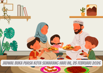 Jadwal Buka Puasa Kota Semarang Hari Ini, 25 Februari 2026