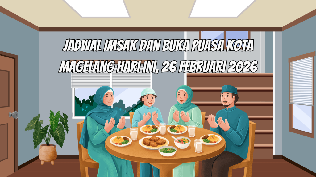 Jadwal Imsak dan Buka Puasa Kota Magelang Hari Ini, 26 Februari 2026