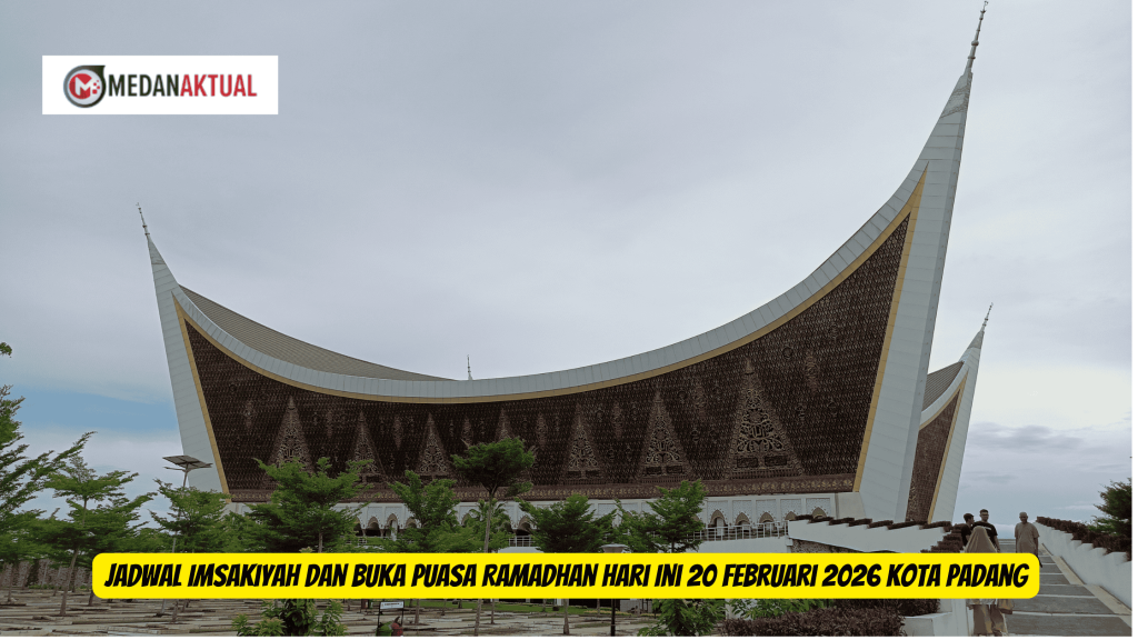 Jadwal Imsakiyah dan Buka Puasa Ramadhan Hari Ini 20 Februari 2026 Kota Padang