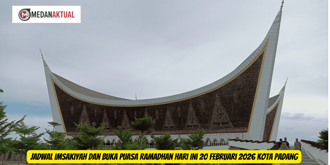 Jadwal Imsakiyah dan Buka Puasa Ramadhan Hari Ini 20 Februari 2026 Kota Padang