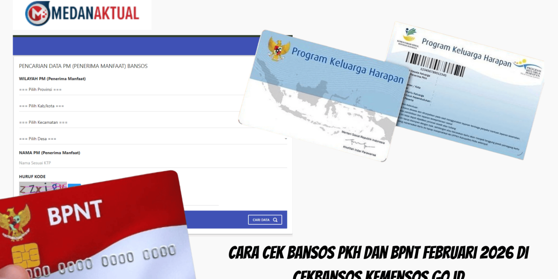 Cara Cek Bansos PKH dan BPNT Februari 2026 di cekbansos.kemensos.go.id