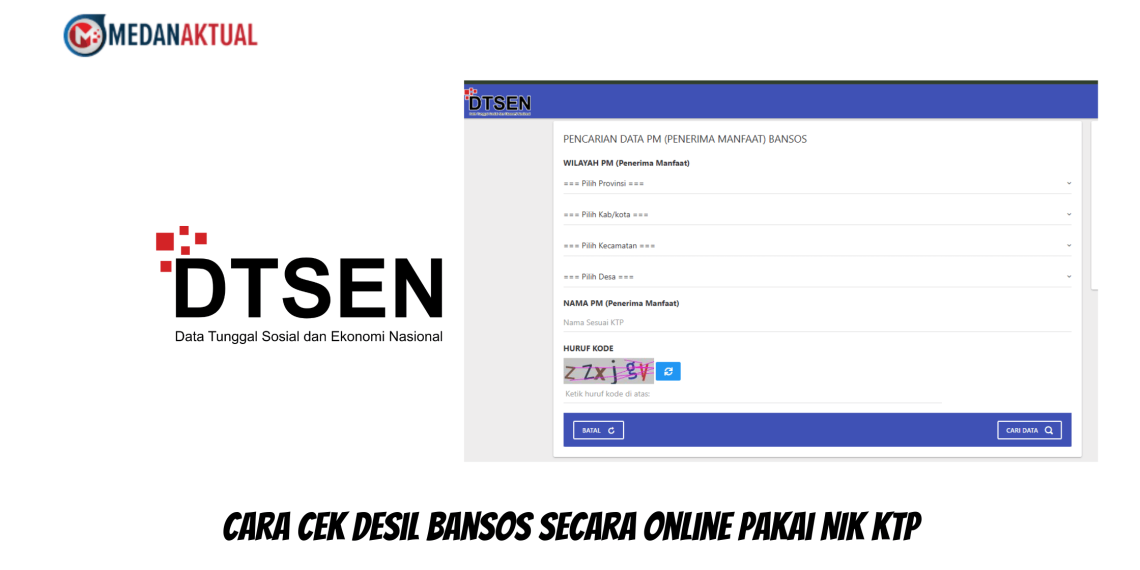 Cara Cek Desil Bansos Secara Online Pakai NIK KTP