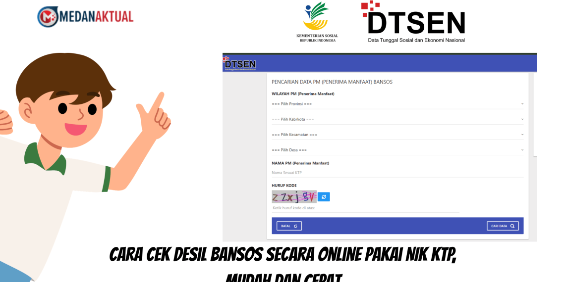Cara Cek Desil Bansos Secara Online Pakai NIK KTP, Mudah dan Cepat
