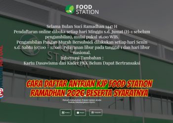 Cara Daftar Antrian KJP Food Station Ramadhan 2026 Beserta Syaratnya