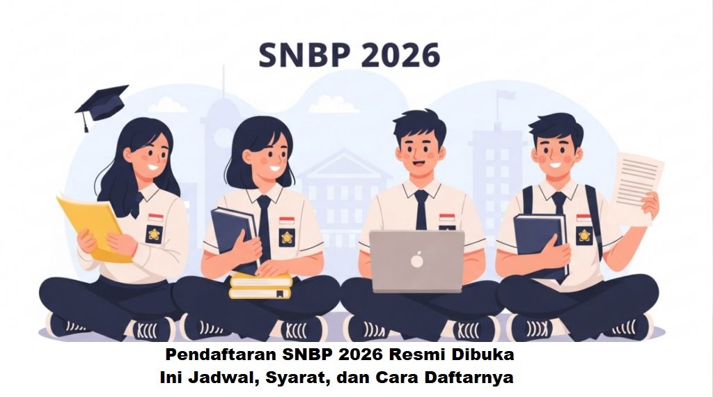 Pendaftaran SNBP 2026 Resmi Dibuka, Ini Jadwal, Syarat, dan Cara Daftarnya