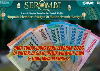 Cara Tukar Uang Baru Lebaran 2026 di Pintar.bi.go.id untuk Wilayah Jawa & Luar Jawa Periode 2