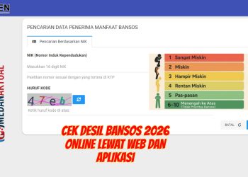 Cek Desil Bansos 2026 Online Lewat Web dan Aplikasi