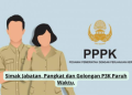 Simak Jabatan, Pangkat dan Golongan P3K Paruh Waktu,
