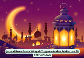 Jadwal Buka Puasa Wilayah Yogyakarta dan Sekitarnya 28 Februari 2026