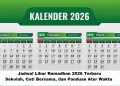 Jadwal Libur Ramadhan 2026 Terbaru: Sekolah, Cuti Bersama, dan Panduan Atur Waktu