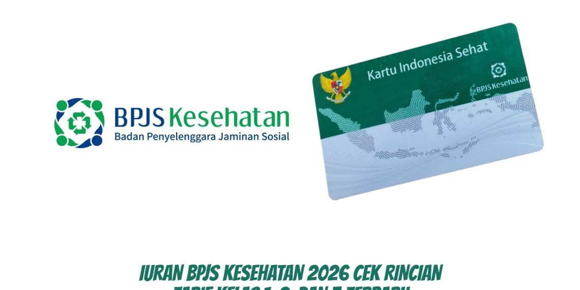 Iuran BPJS Kesehatan Kelas 1, 2, dan 3 Tahun 2026: Berikut Rinciannya