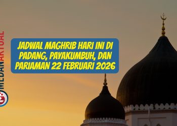 Jadwal Maghrib Hari Ini di Padang, Payakumbuh, dan Pariaman 22 Februari 2026