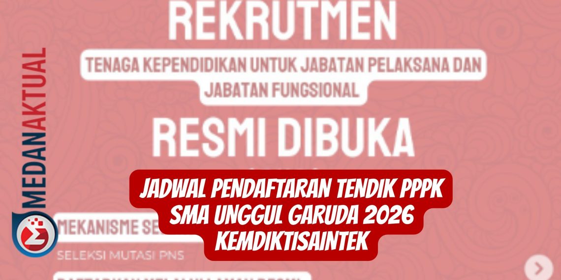 Jadwal Pendaftaran Tendik PPPK SMA Unggul Garuda 2026 Kemdiktisaintek