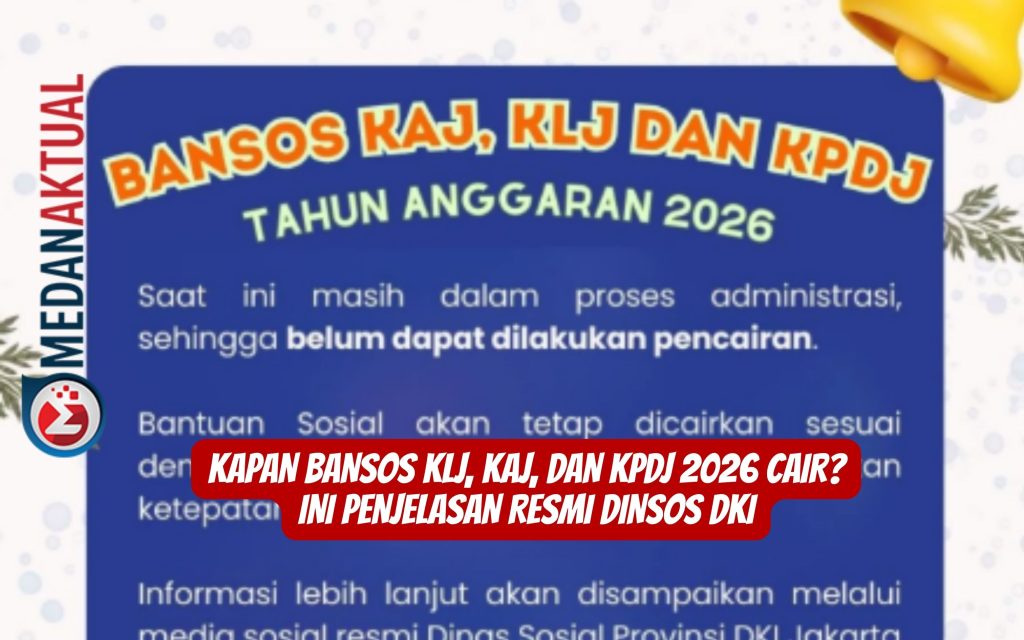 Kapan Bansos KLJ, KAJ, dan KPDJ 2026 Cair Ini Penjelasan Resmi Dinsos DKI