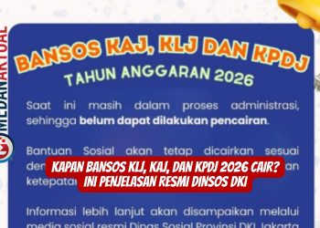 Kapan Bansos KLJ, KAJ, dan KPDJ 2026 Cair Ini Penjelasan Resmi Dinsos DKI
