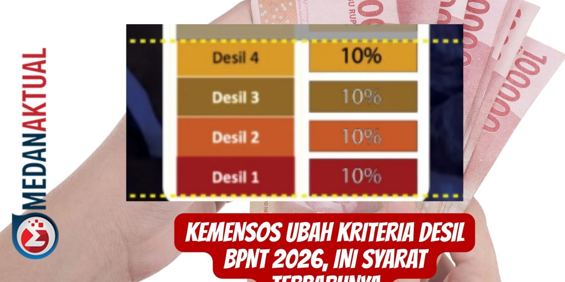 Kemensos Ubah Kriteria Desil BPNT 2026, Ini Syarat Terbarunya