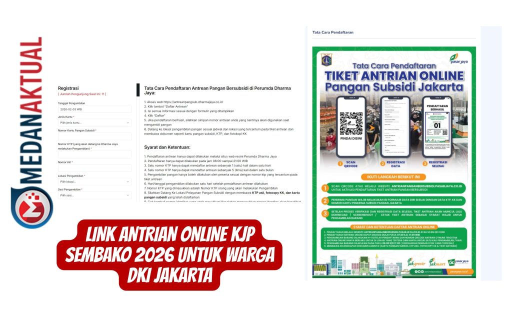 Link Antrian Online KJP Sembako 2026 Untuk Warga DKI Jakarta