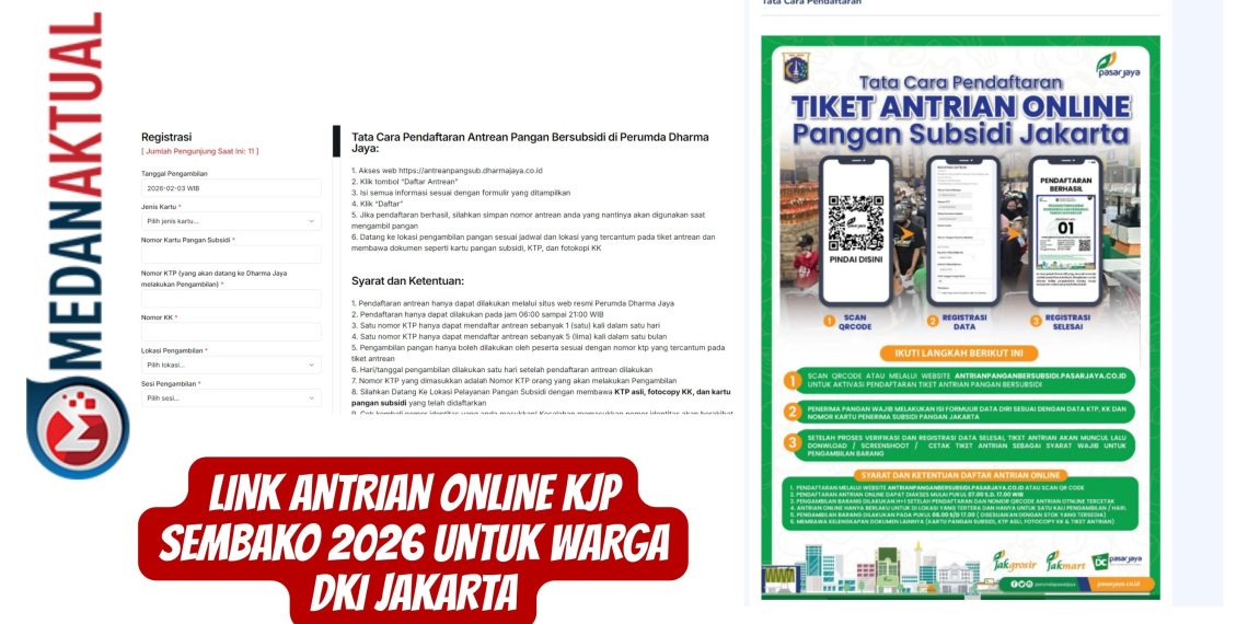Link Antrian Online KJP Sembako 2026 Untuk Warga DKI Jakarta