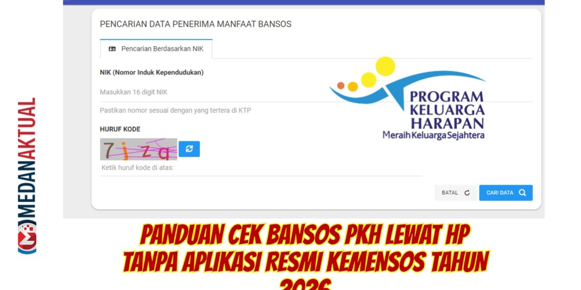 Panduan Cek Bansos PKH Lewat HP Tanpa Aplikasi Resmi Kemensos Tahun 2026