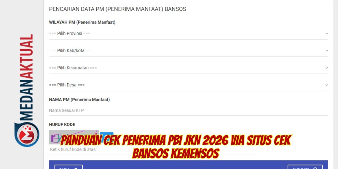 Panduan Cek Penerima PBI JKN 2026 Via Situs Cek Bansos Kemensos