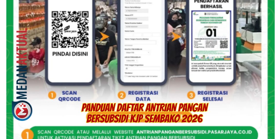 Panduan Daftar Antrian Pangan Bersubsidi KJP Sembako 2026