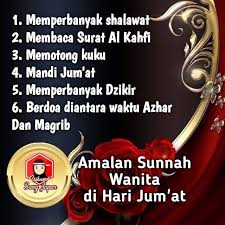Perempuan Sunnah Lakukan 6 Amalan Berikut Di Hari Jum'at