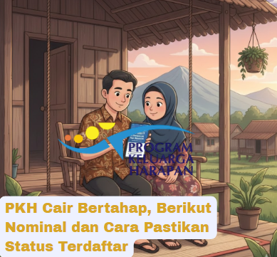 PKH Cair Bertahap, Berikut Nominal dan Cara Pastikan Status Terdaftar