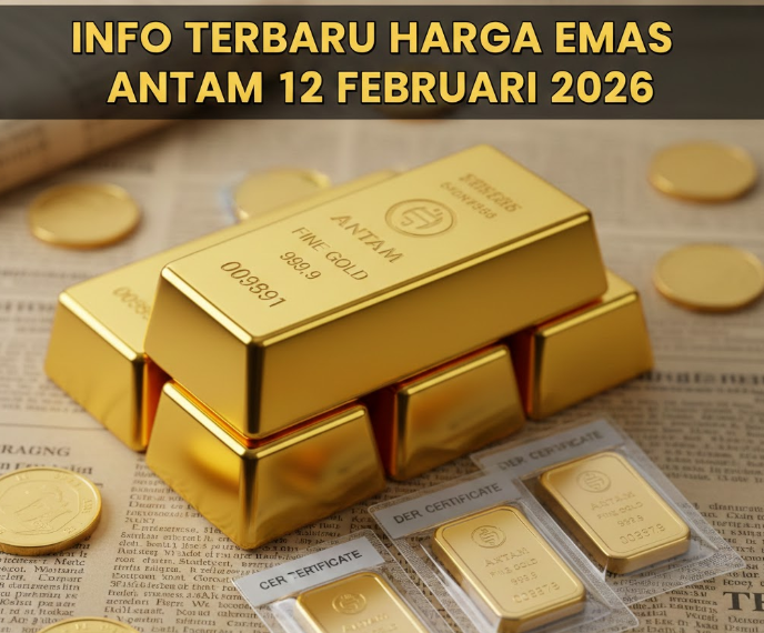Info Terbaru Harga Emas Antam 12 Februari 2026