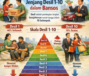 Update Bansos Februari 2026, Memahami Arti Desil Saat Pengecekan di Website Resmi Kemensos