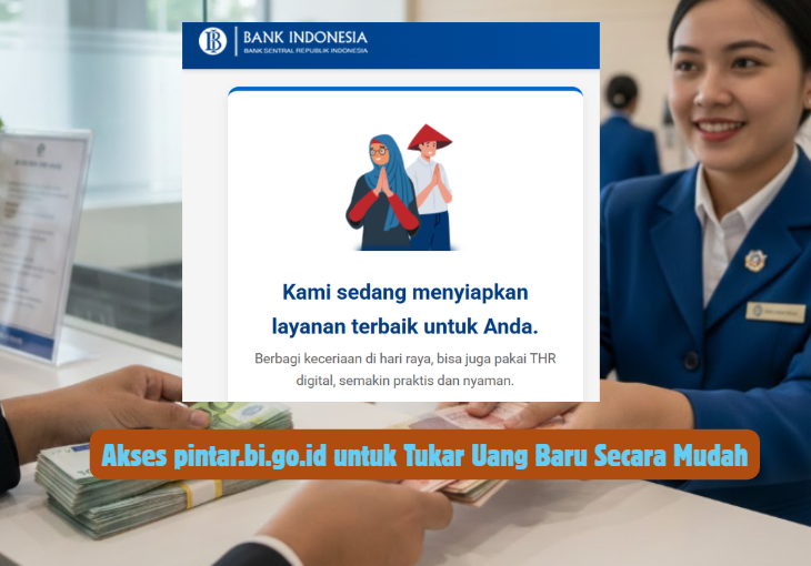 Akses pintar.bi.go.id untuk Tukar Uang Baru Secara Mudah