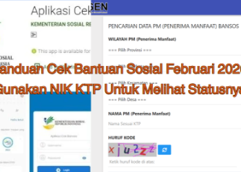 Panduan Cek Bantuan Sosial Februari 2026, Gunakan NIK KTP Untuk Melihat Statusnya